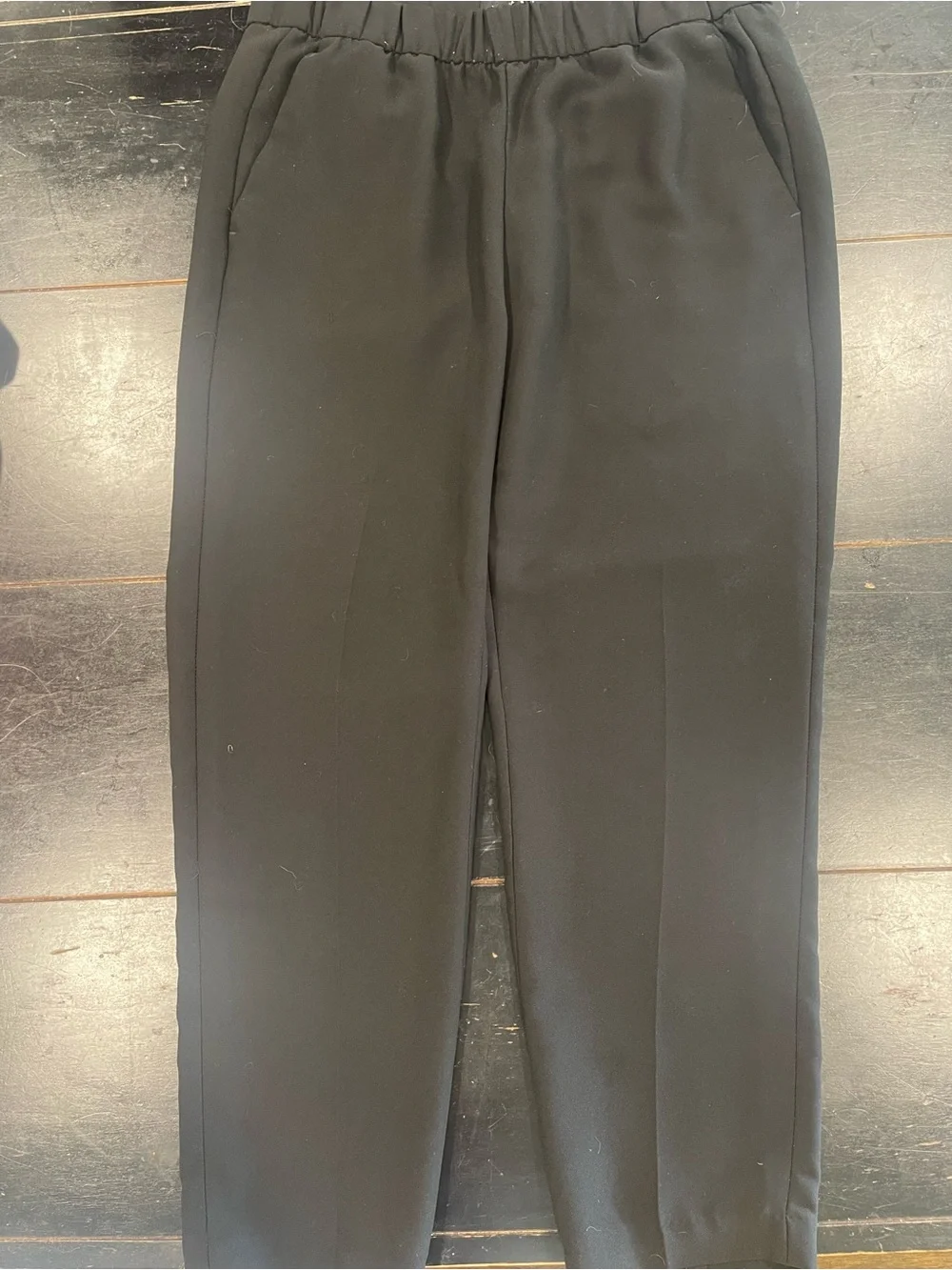 Banana Republic Black Elastic Waist Dress Pants